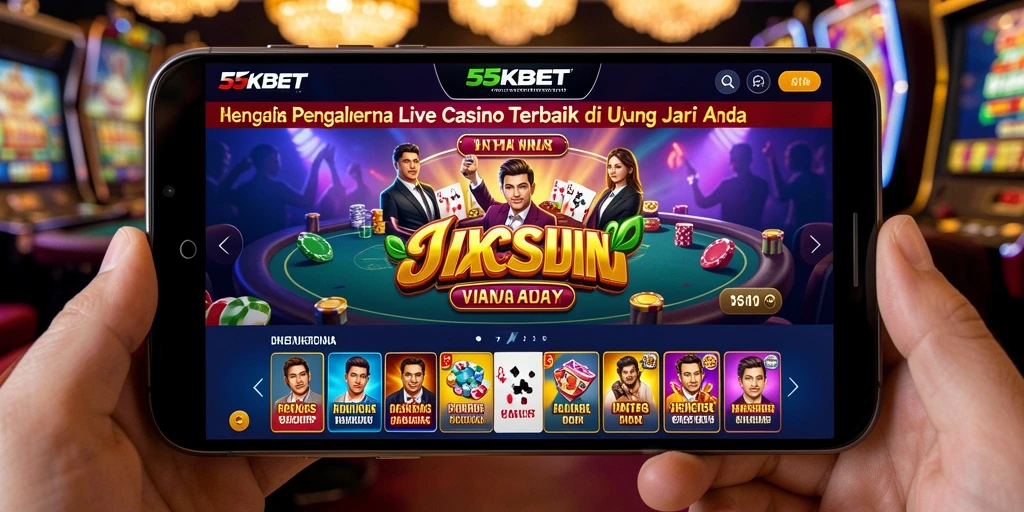Tampilan permainan Live Casino yang memukau dan penuh aksi.