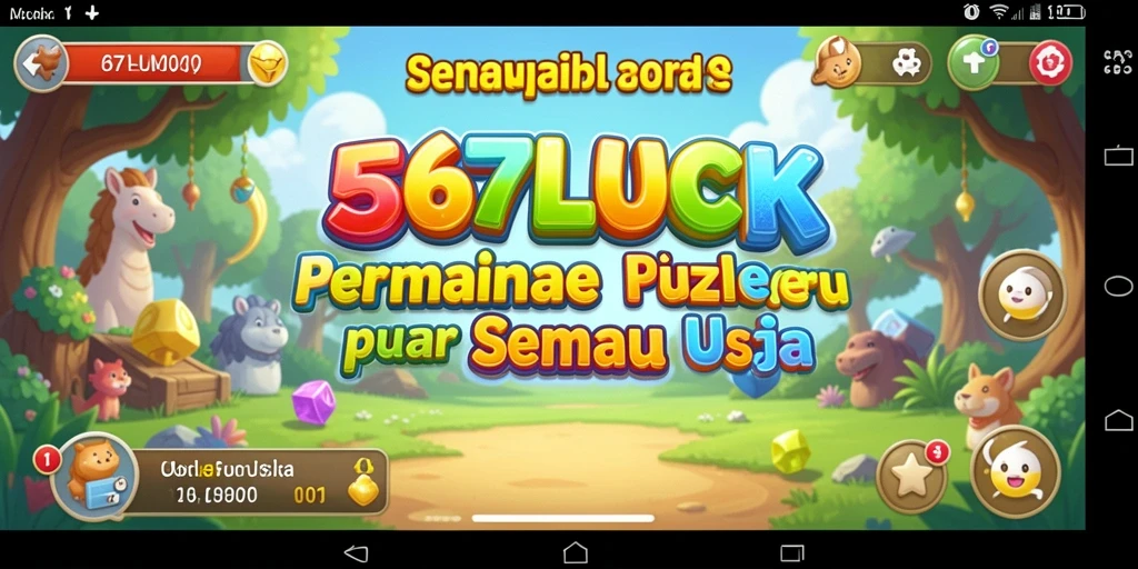 Screenshot gameplay 567LUCK yang menampilkan teka-teki yang menarik.