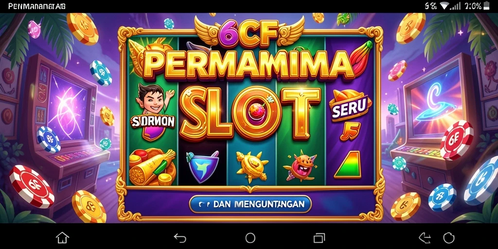 Screenshot gameplay 6CF menampilkan suasana slot yang seru.