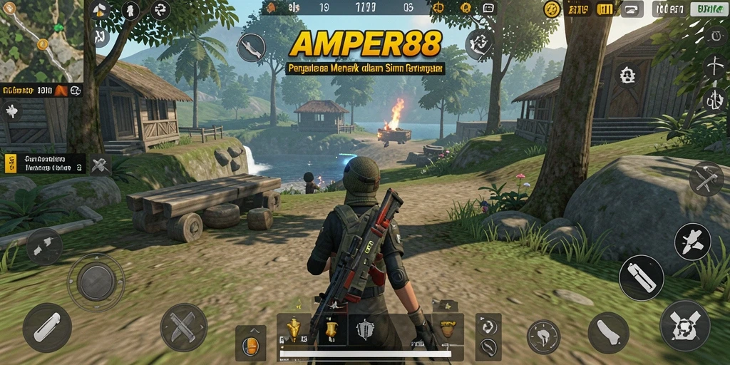 Tampilan gameplay menarik dari AMPER88 yang memperlihatkan pengalaman simulasi.