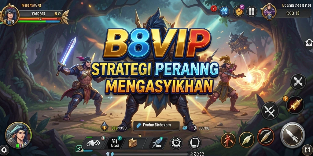 Tampilan utama gameplay B8VIP dengan strategi yang mendalam.