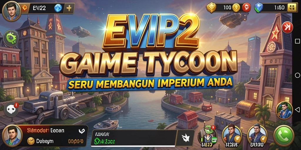 Gameplay seru EVIP2 dengan mekanisme Tycoon yang menarik.