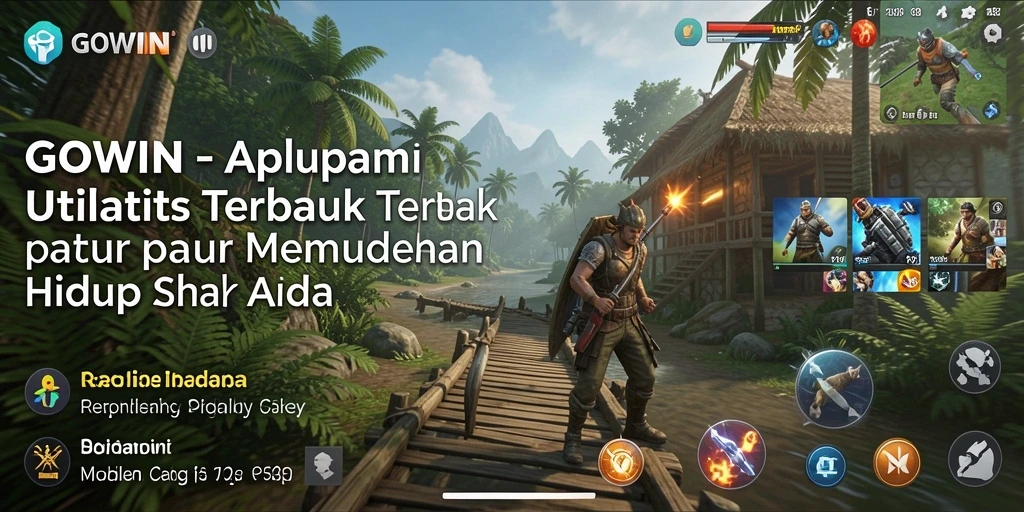 Tampilan antarmuka aplikasi GOWIN yang intuitif dan menarik.