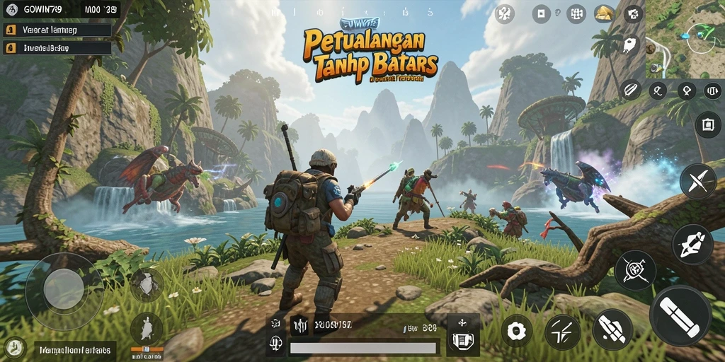 Tampilan gamelpay GOWIN789 di dunia terbuka yang menarik.