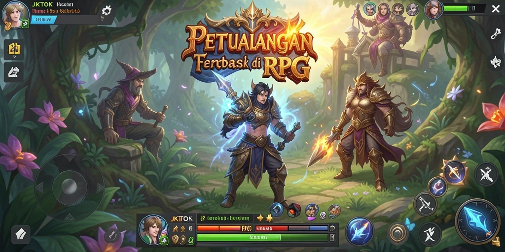Tampilan gameplay JKTOK yang penuh aksi dan strategi.