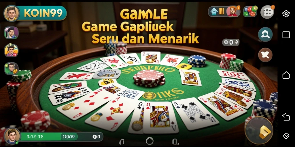 Tampilan gameplay KOIN99 yang seru dan interaktif.