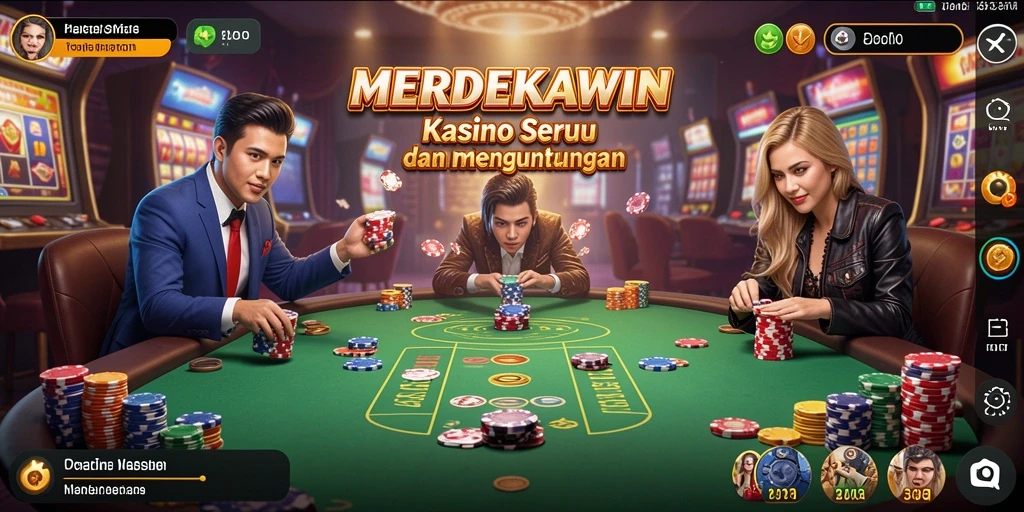Tampilan menakjubkan dari gameplay <strong>MERDEKAWIN</strong> yang mengesankan.