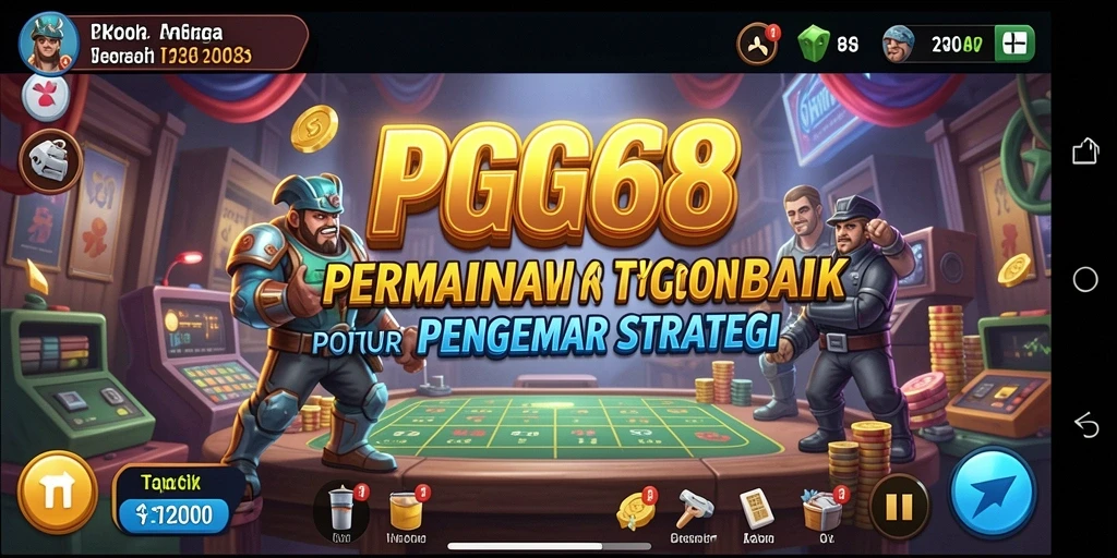 Tampilan gameplay seru PGG68 yang menantang dan menarik.