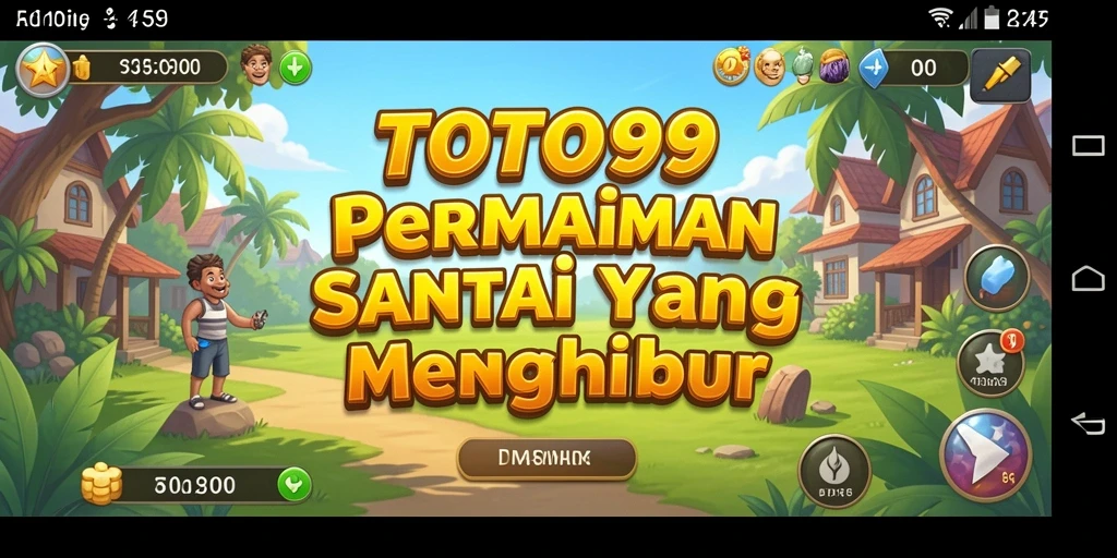 Screenshot utama TOTO99 menampilkan gameplay yang menarik dan mudah dipahami.