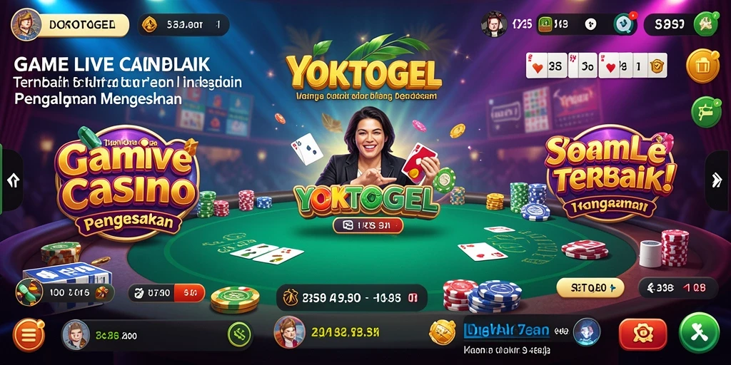 Tangkapan layar gameplay YOKTOGEL yang menangkap keseruan Live Casino.